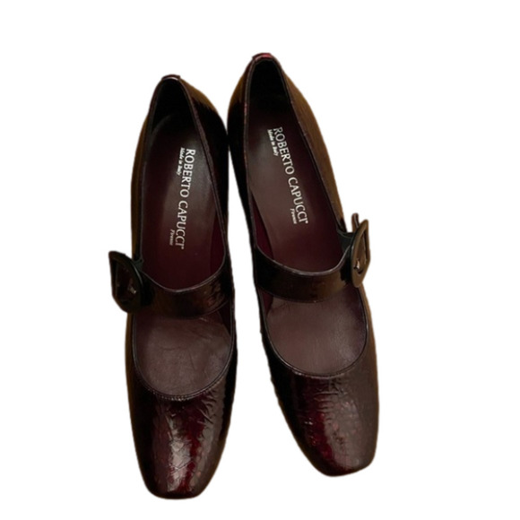 Roberto  Capucci Firenze Brown Heel Pumps (size 8.5) NWT - Picture 2 of 12